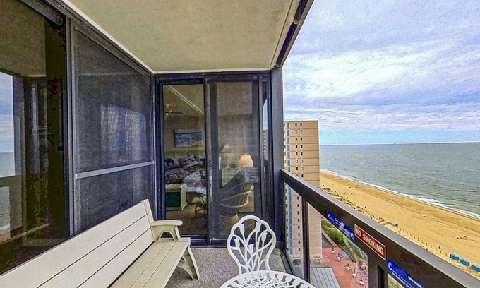North Ocean City Condo | Beachfront Retreat w/Unparalleled Views, Balcony, W/D, Shared Pools, Gym, WiFi